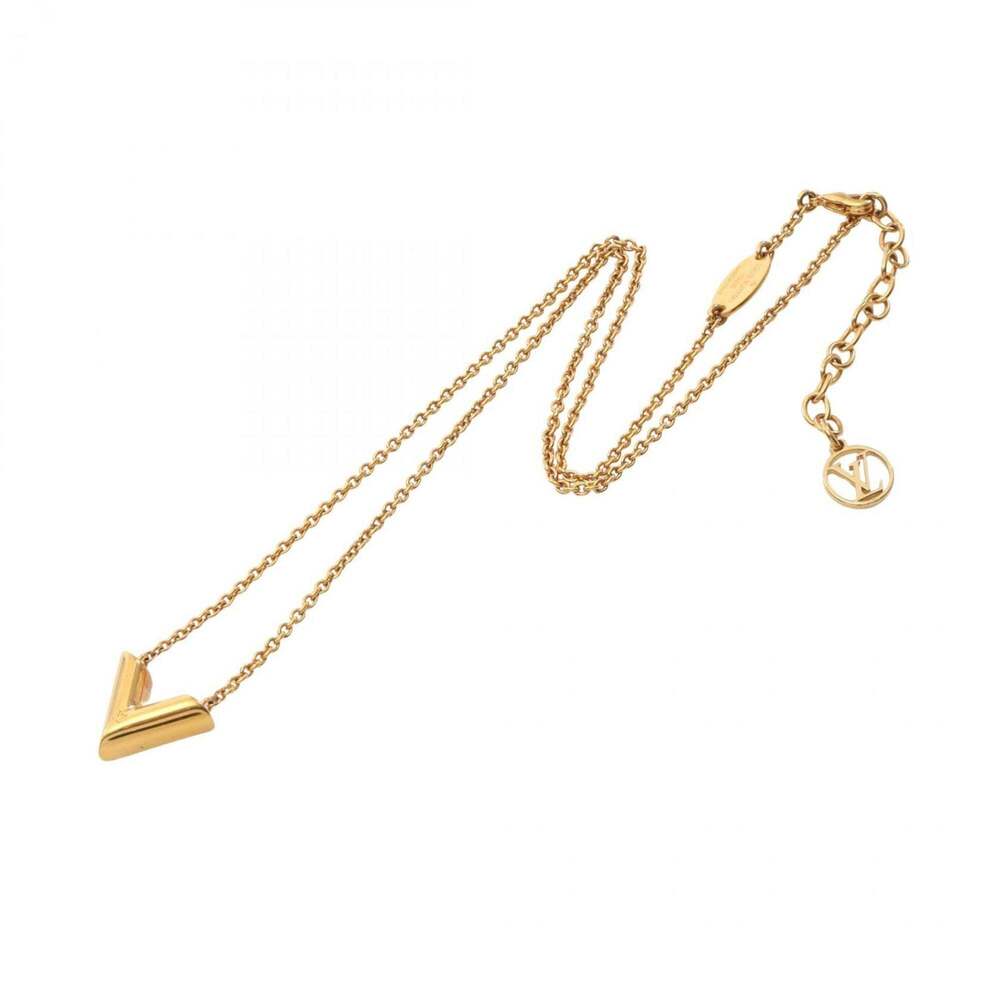LOUIS VUITTON Gold Necklace - Picture 3 of 7